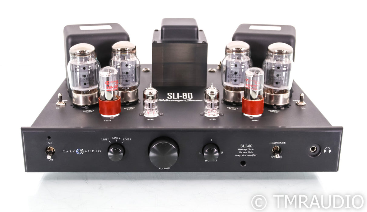 Cary Audio SLI-80HS Stereo Tube Integrated Amplifier; Remote; Heritage Series