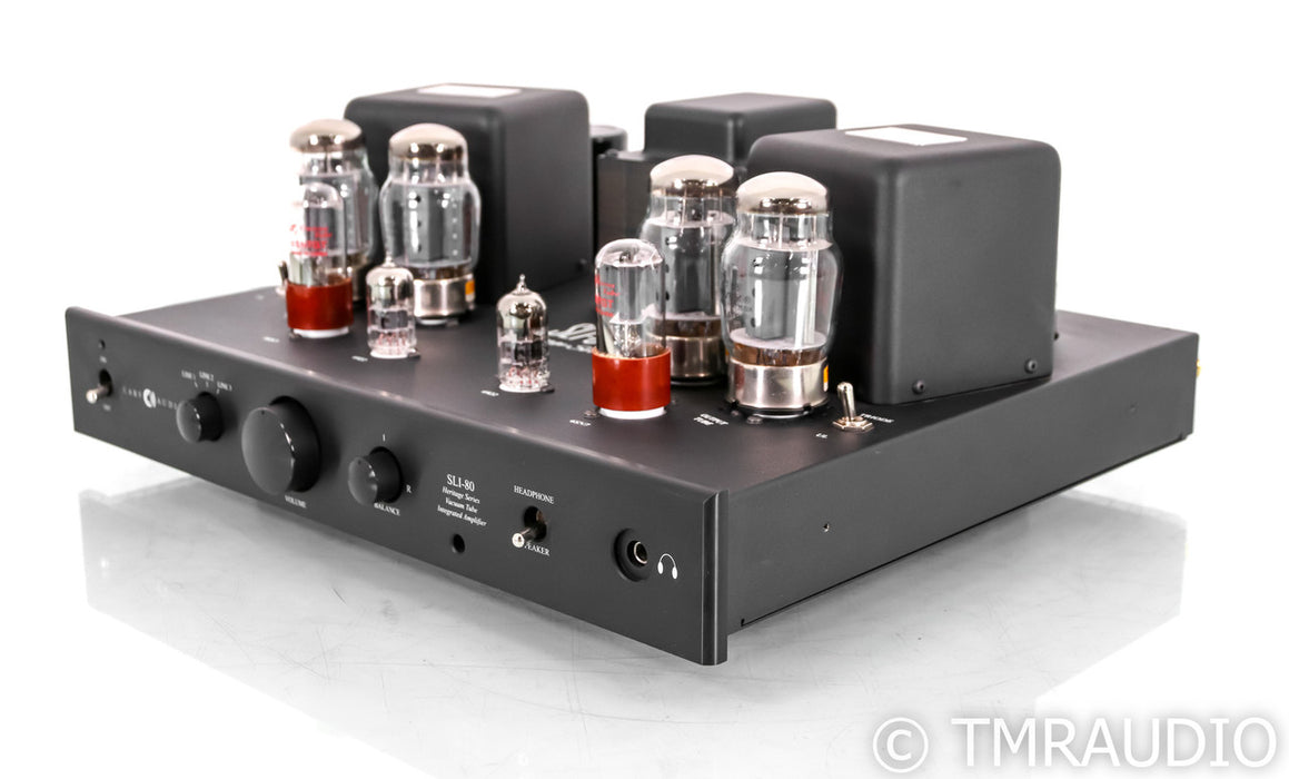 Cary Audio SLI-80HS Stereo Tube Integrated Amplifier; Remote; Heritage Series