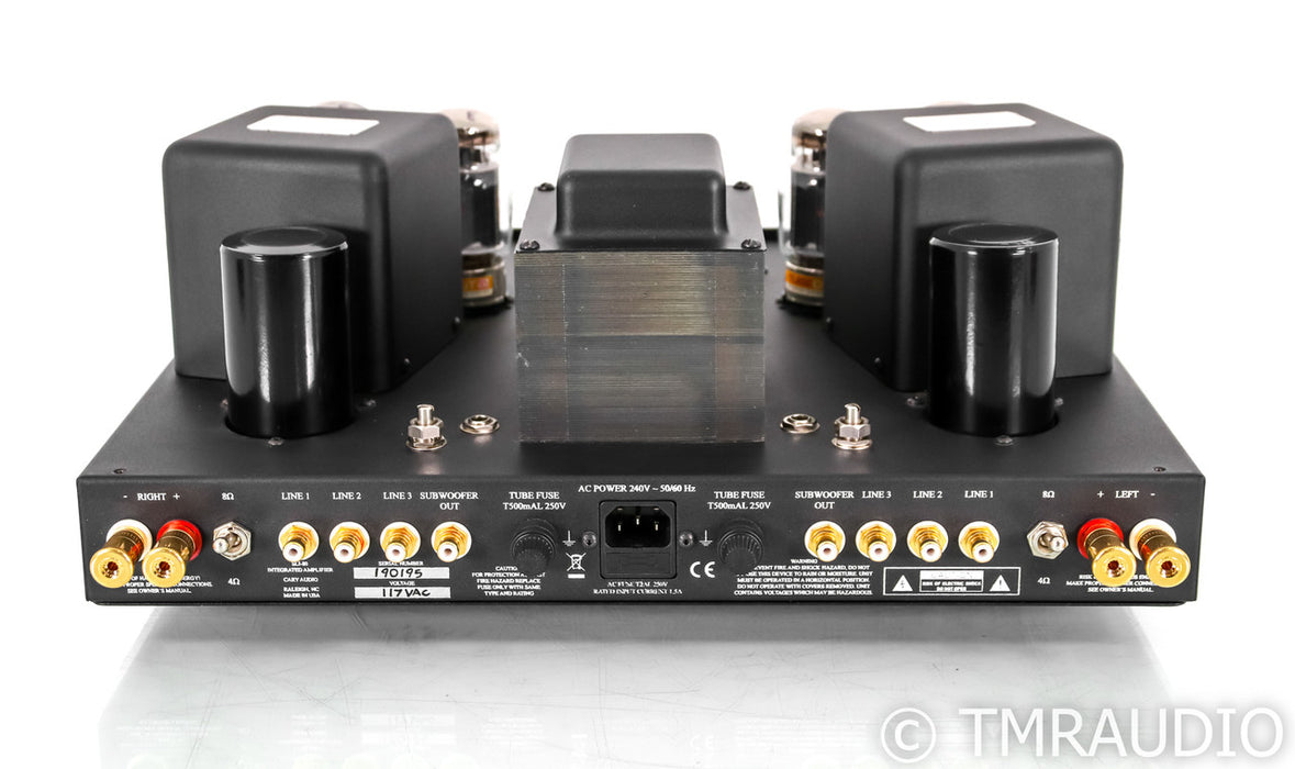 Cary Audio SLI-80HS Stereo Tube Integrated Amplifier; Remote; Heritage Series