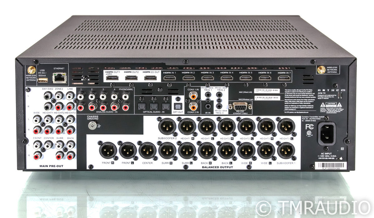 Anthem AVM-70 15.2 Channel Home Theater Processor; Wireless; AVM70