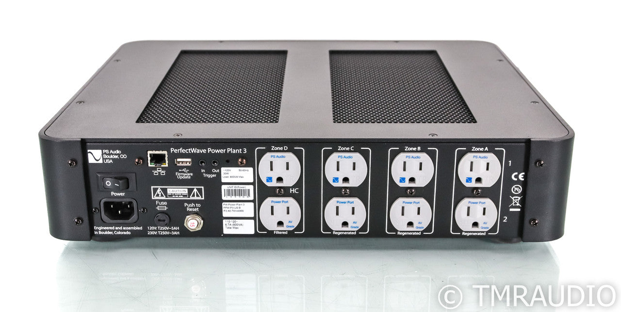 PS Audio PerfectWave Power Plant 3 AC Power Regenerator; Black; Remote (Used)