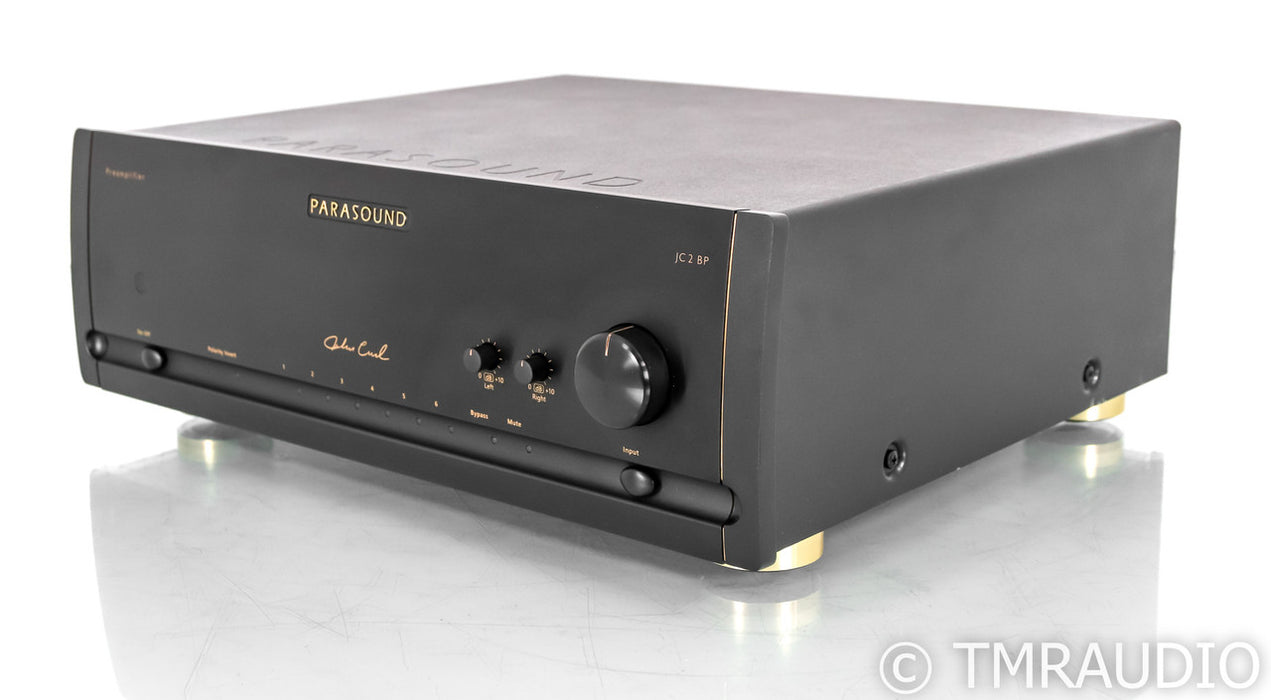 Parasound Halo JC2 BP Stereo Preamplifier; JC-2; Remote; Black