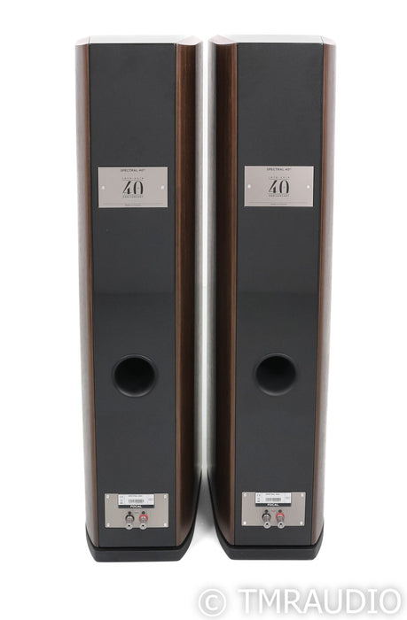 Focal Spectral 40th Anniversary Floorstanding Speakers; Walnut Pair