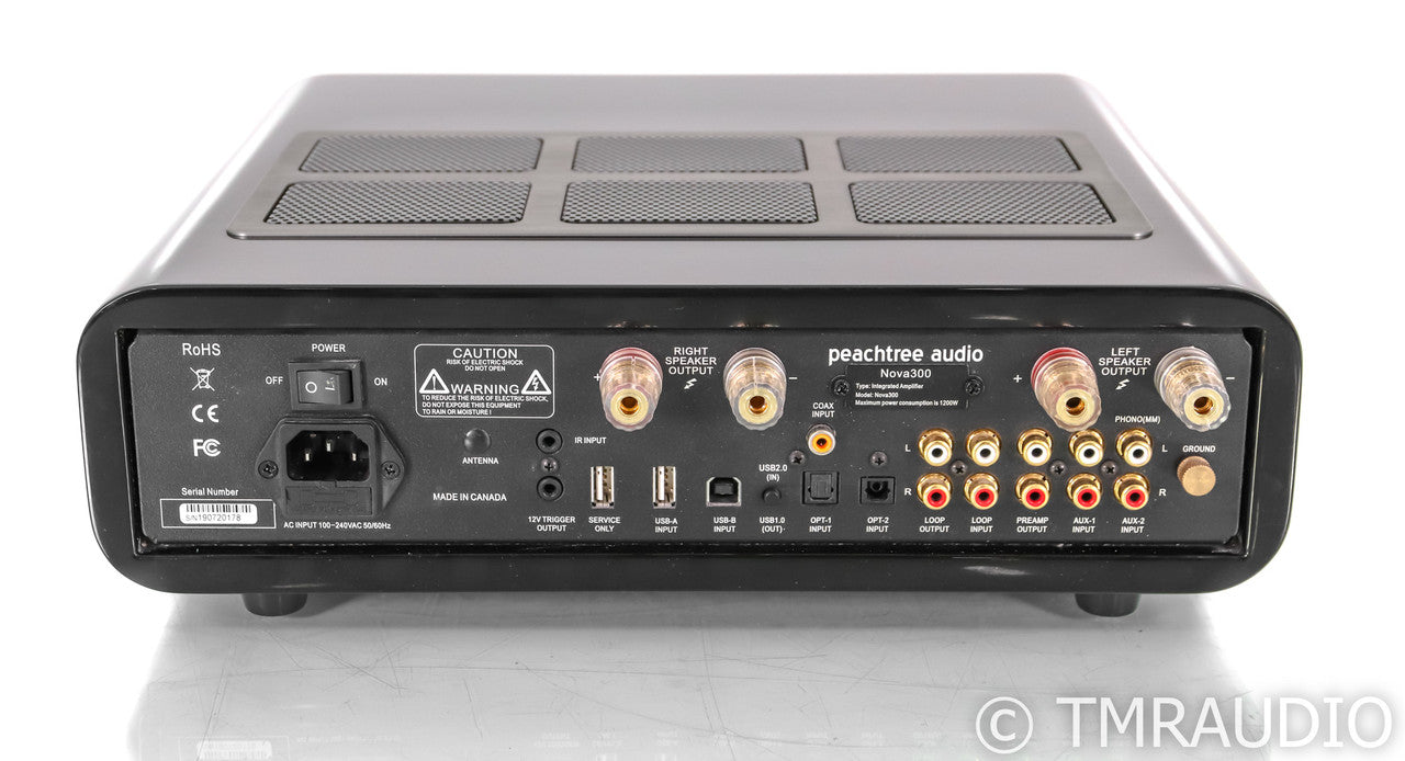 Peachtree Nova300 Stereo Integrated Amplifier; Nova-300; USB; Remote; Black