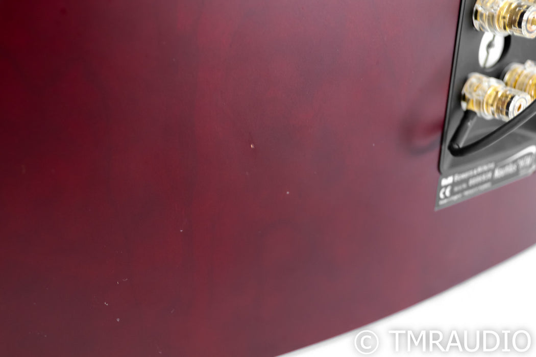 B&W HTM1 Nautilus Center Channel Speaker; HTM-1; Red Cherry