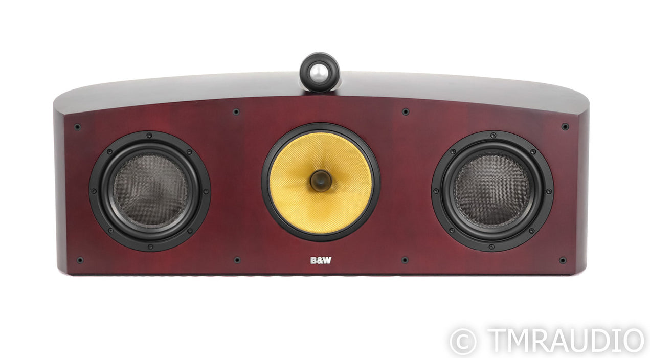 B&W HTM1 Nautilus Center Channel Speaker; HTM-1; Red Cherry