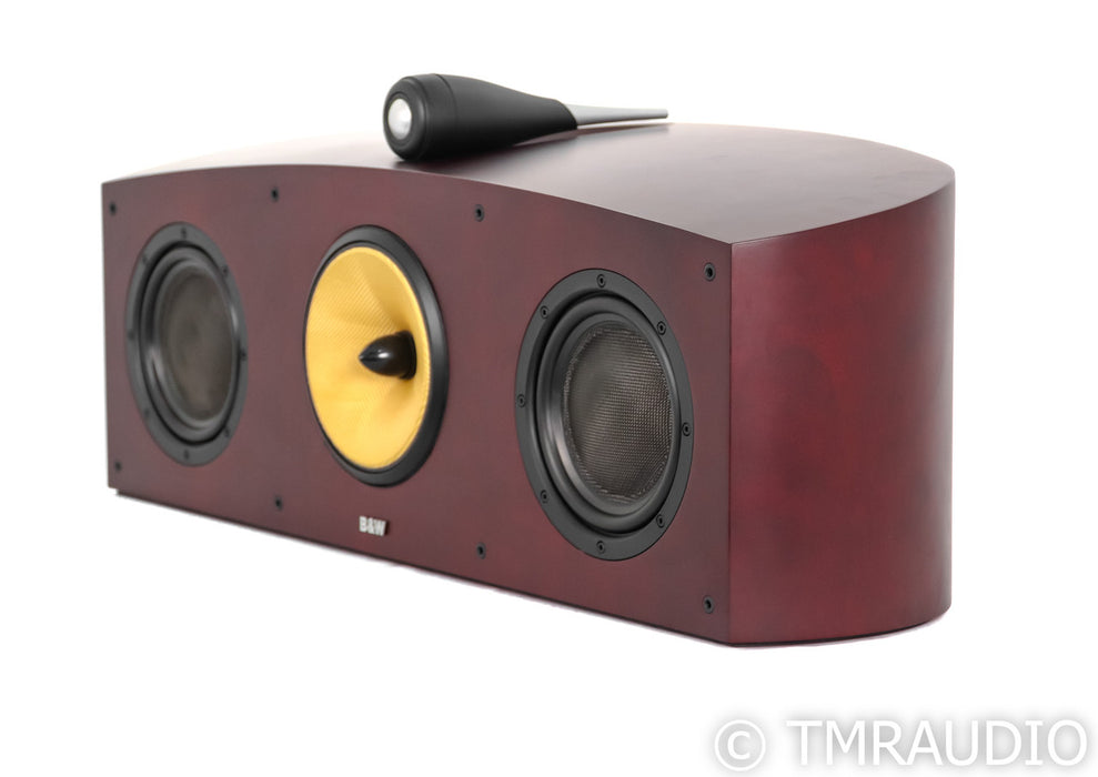 B&W HTM1 Nautilus Center Channel Speaker; HTM-1; Red Cherry