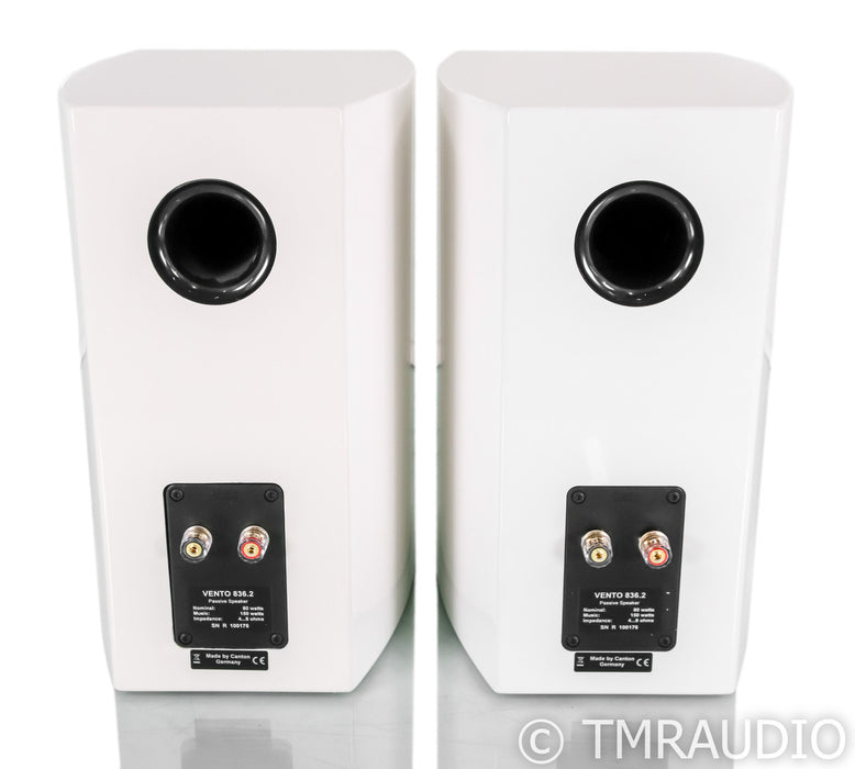 Canton Vento 836.2 Bookshelf Speakers; Gloss White Pair