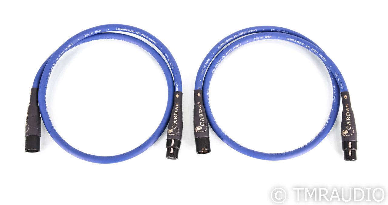 Cardas Clear Sky XLR Cables; 1m Pair Balanced Interconnects