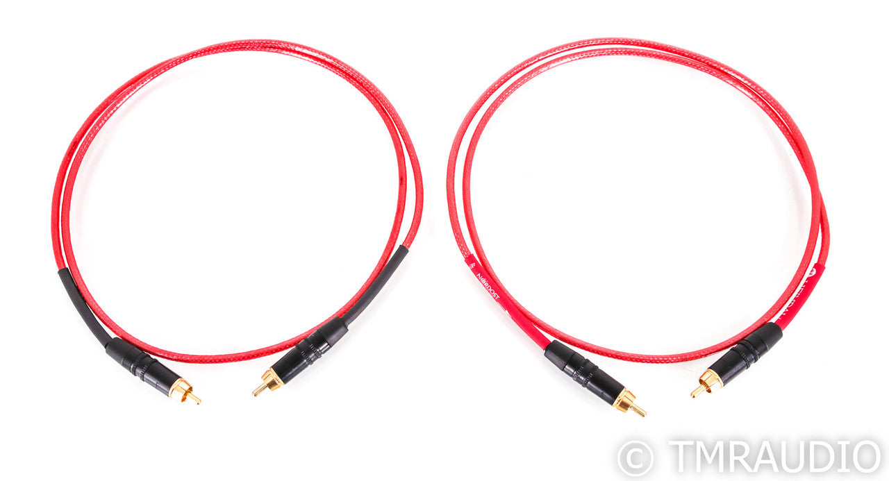 Nordost Heimdall RCA Cables; 1m Pair Interconnects