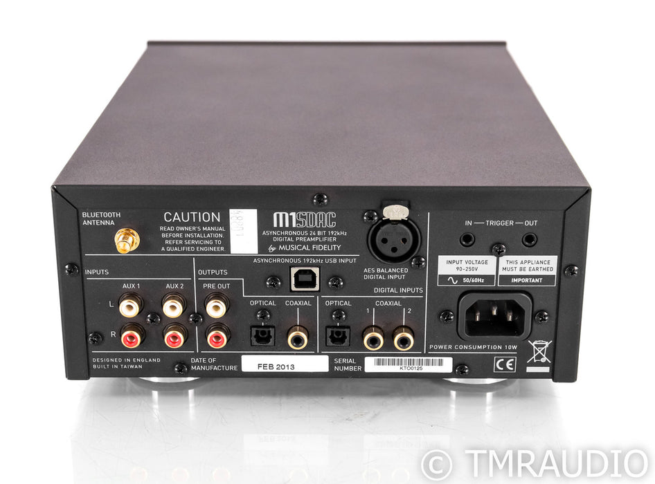 Musical Fidelity M1SDAC Stereo Preamplifier / DAC; D/A Converter; Remote;M1-SDAC