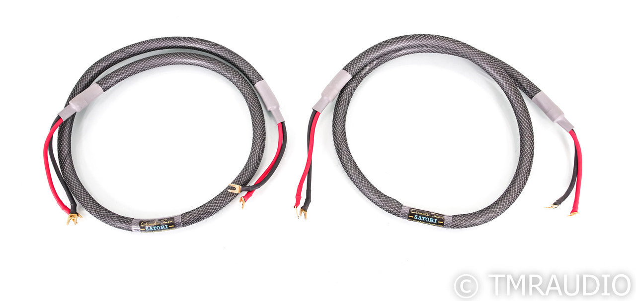Acoustic Zen Satori Speaker Cables; 6ft Pair