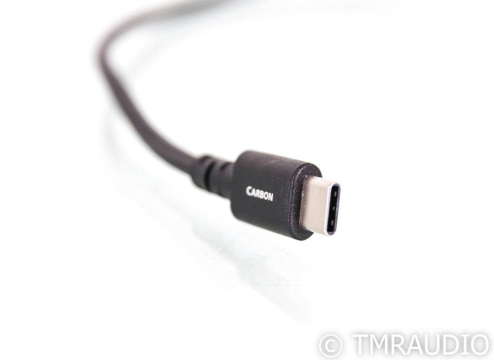 AudioQuest Carbon USB Cable; 0.75m Digital Interconnect; USB-C to USB-B