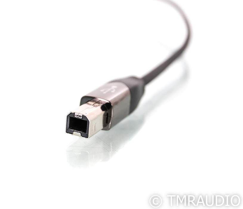 AudioQuest Carbon USB Cable; 0.75m Digital Interconnect; USB-C to USB-B