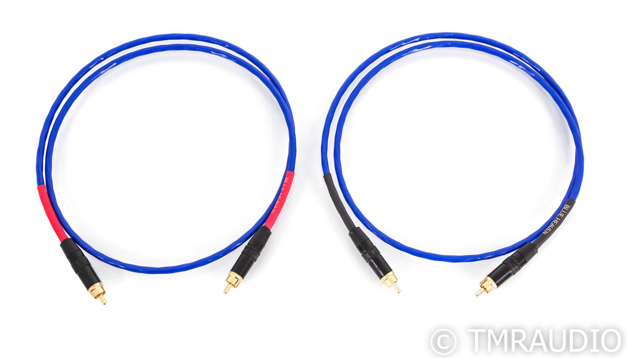Nordost Blue Heaven RCA Cables; 1m Pair Interconnects