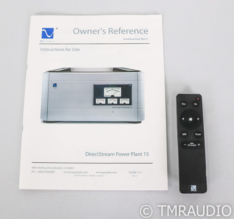 PS Audio PowerPlant 15 AC Power Line Regenerator; Remote; Black (Used)