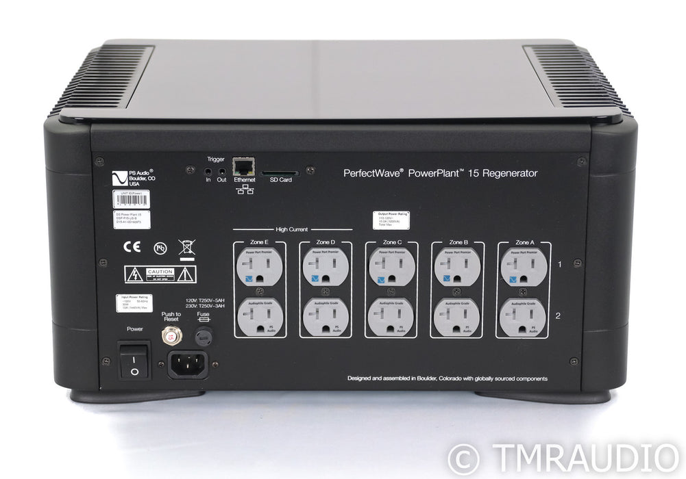 PS Audio PowerPlant 15 AC Power Line Regenerator; Remote; Black (Used)
