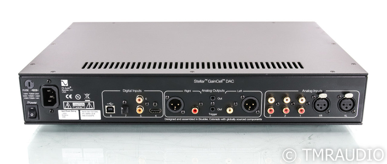 PS Audio Stellar Gain Cell DAC; Remote; Black (Used)