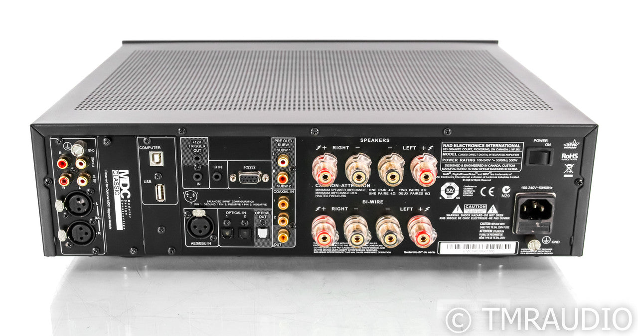 NAD C 390DD Digital Integrated Power Amplifier; C390DD; DAC; Remote
