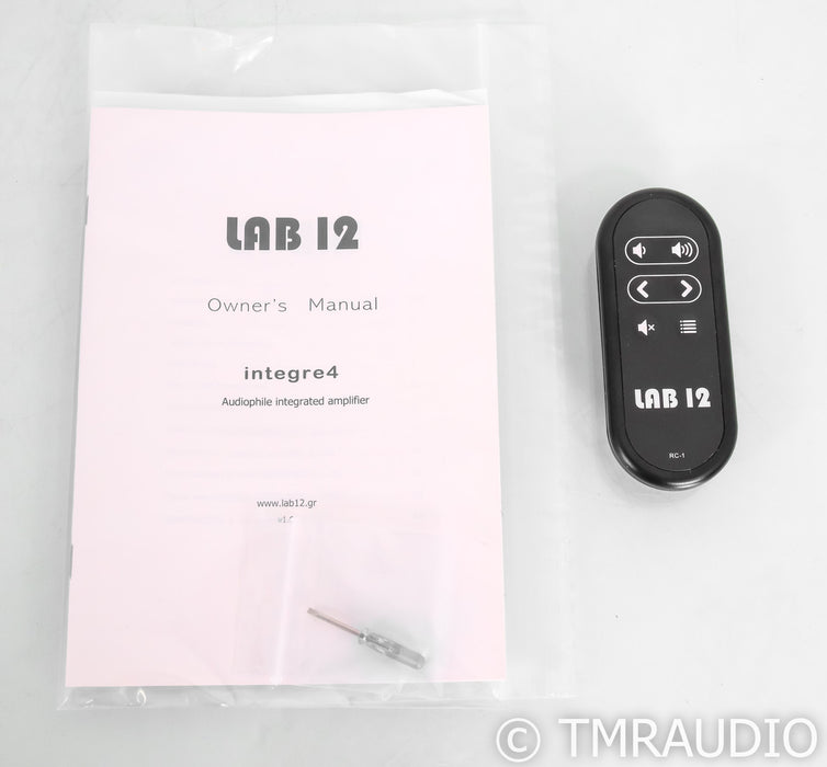 Lab12 integre4 Stereo Tube Integrated Amplifier; Black (Open Box)