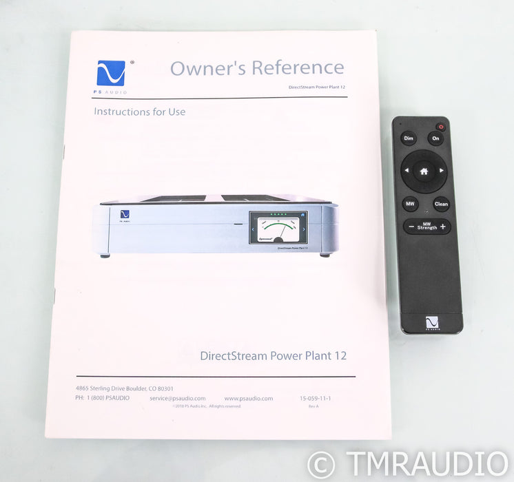 PS Audio DirectStream PowerPlant 12; Remote; Black (Used)