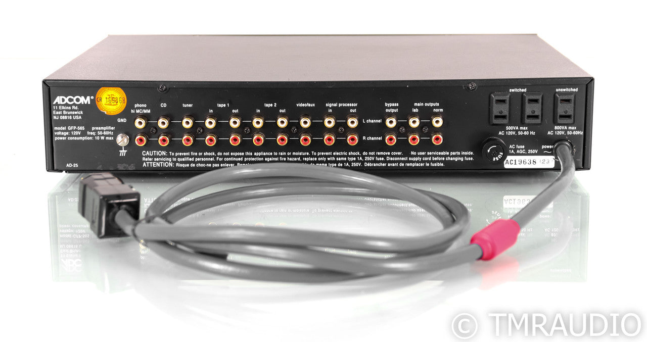 Adcom GFP-565 Stereo Preamplifier; GFP565; MM Phono
