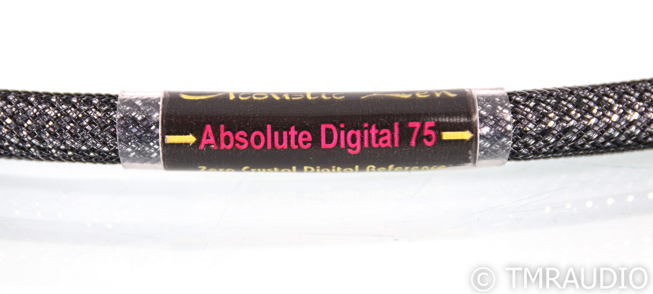 Acoustic Zen Absolute Digital 75 Digital Coaxial Cable; Single 1m Interconnect