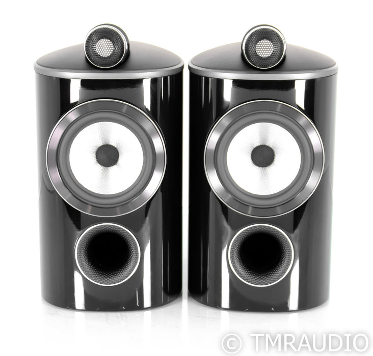 B&W 805 D4 Bookshelf Speakers; Gloss Black Pair