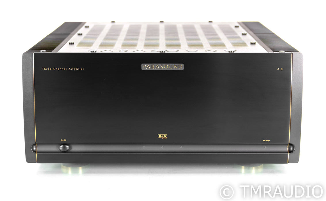 Parasound Halo A31 3-Channel Power Amplifier; Black; A-31