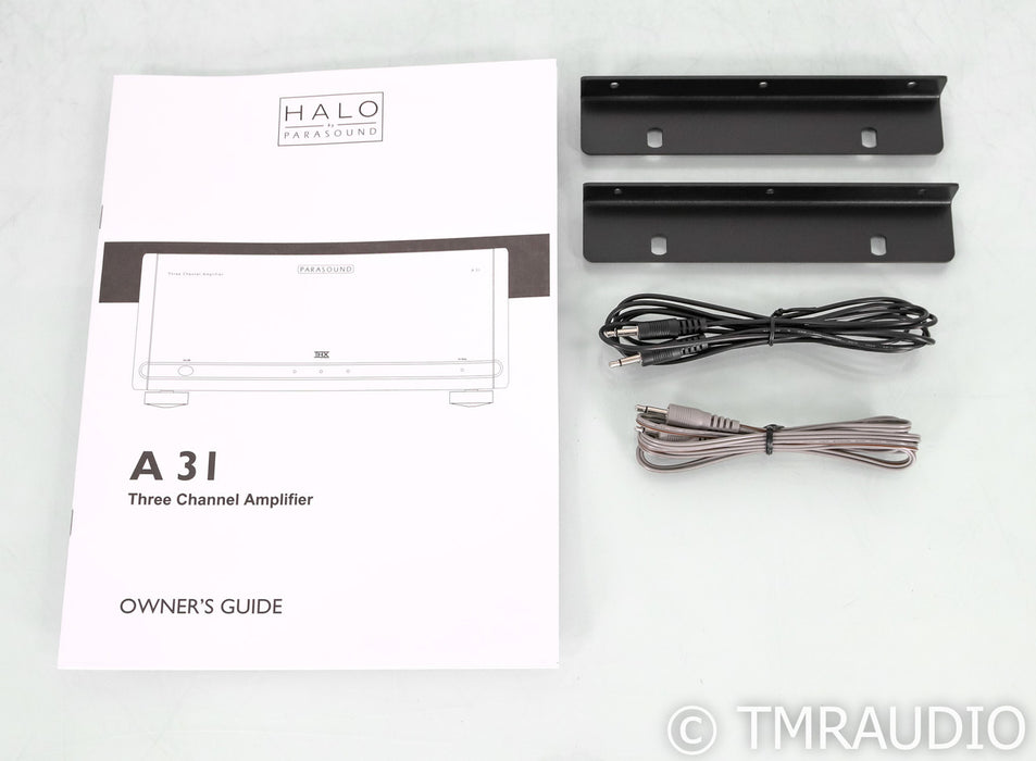 Parasound Halo A31 3-Channel Power Amplifier; Black; A-31