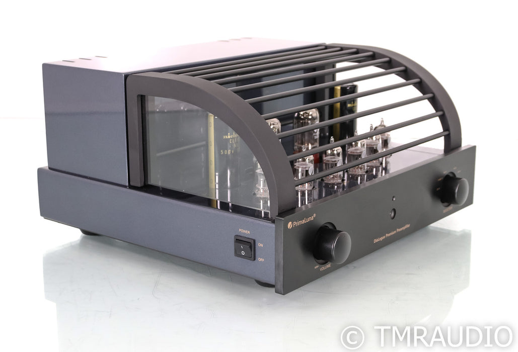 PrimaLuna DiaLogue Premium Stereo Tube Preamplifier; Remote; Black