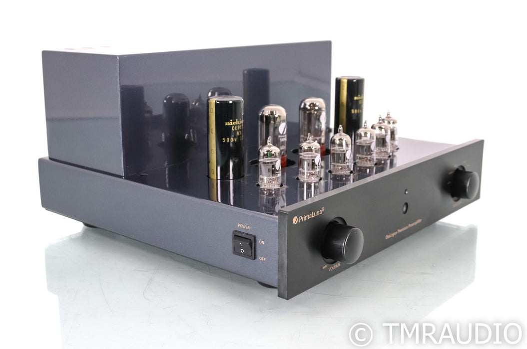 PrimaLuna DiaLogue Premium Stereo Tube Preamplifier; Remote; Black