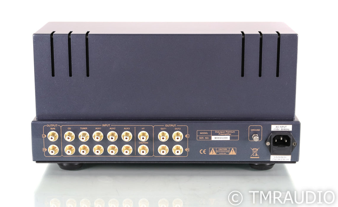 PrimaLuna DiaLogue Premium Stereo Tube Preamplifier; Remote; Black