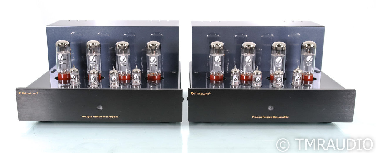 PrimaLuna ProLogue Premium Mono Tube Power Amplifier; Black Pair