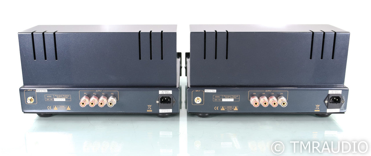 PrimaLuna ProLogue Premium Mono Tube Power Amplifier; Black Pair