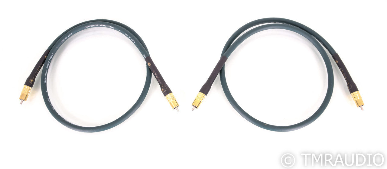 Cardas Parsec RCA Cables; 1m Pair Interconnects