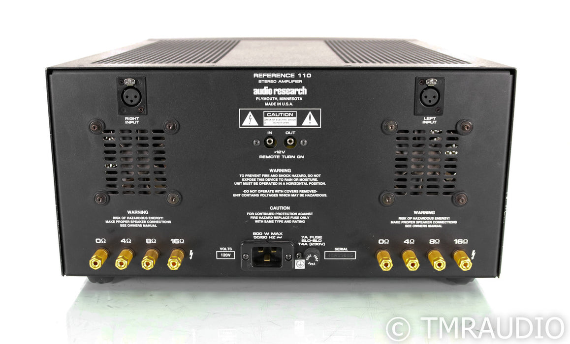 Audio Research Reference 110 Stereo Tube Power Amplifier