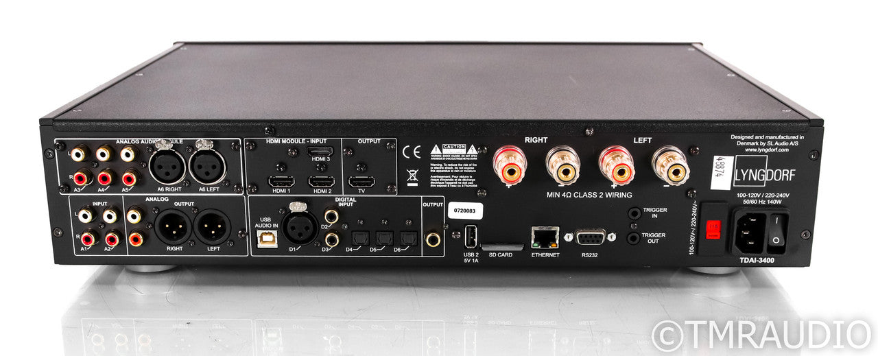 Lyndgorf TDAI-3400 Wireless Integrated Amplifier; HDMI; Roon Ready (No Remote)
