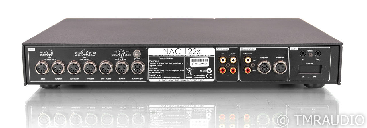 Naim NAC 122x Stereo Preamplifier; Remote; NAC122-X