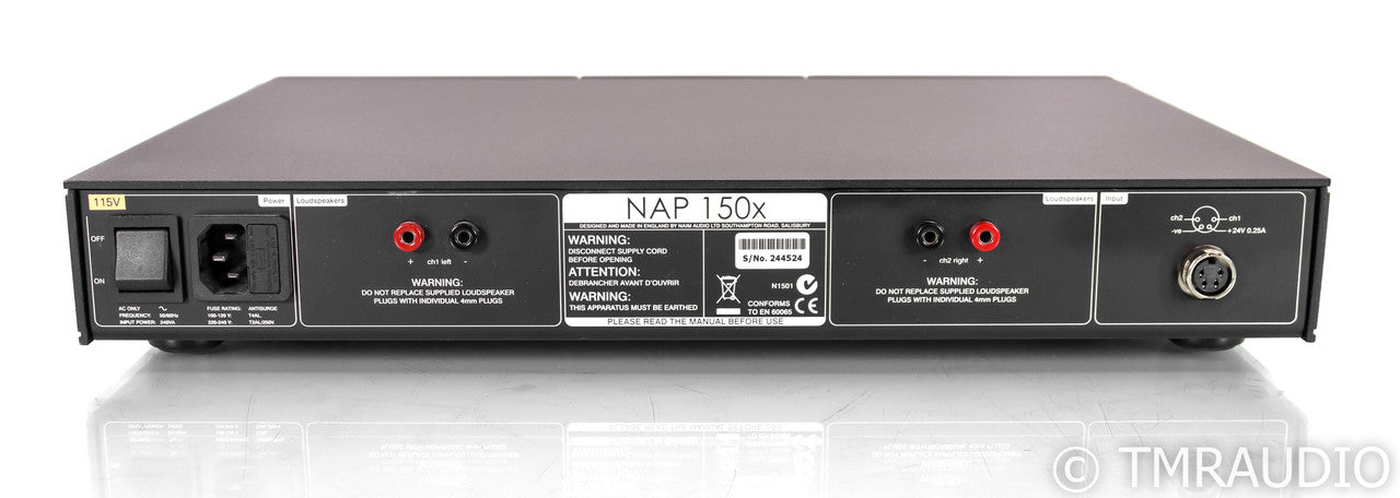 Naim NAP 150x Stereo Power Amplifier; NAP150-X