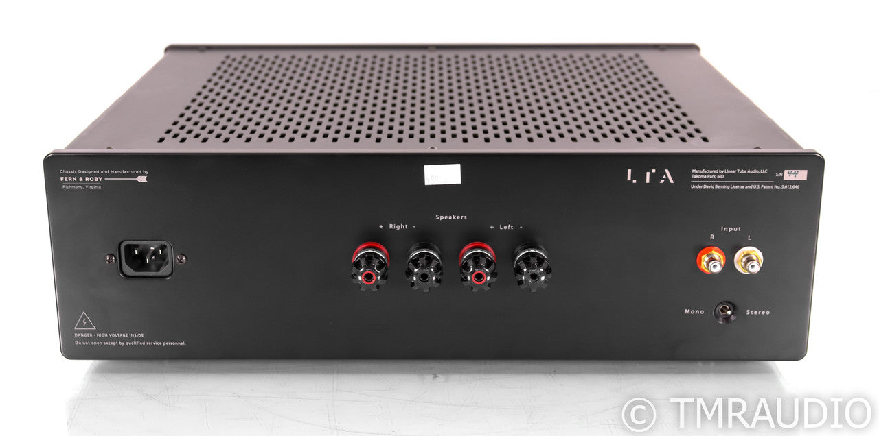 Linear Tube Audio ZOTL Ultralinear Stereo Tube Power Amplifier; LTA
