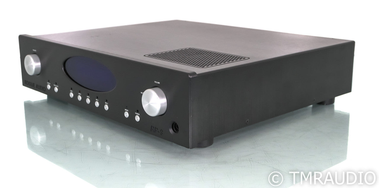 Rogue Audio RP-9 Stereo Tube Preamplifier; Remote; Black
