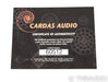 Cardas Golden Presence RCA Cables; 1m Pair Interconnects
