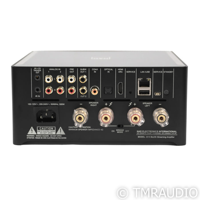 NAD M10 Wireless Streaming Integrated Amplifier; M-10; BluOS; V1