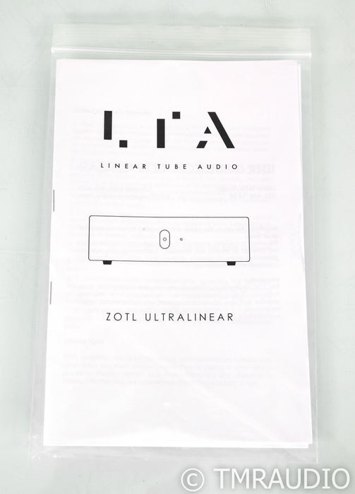 LTA ZOTL Ultralinear+ Stereo Power Amplifier; Black; Linear Tube Audio
