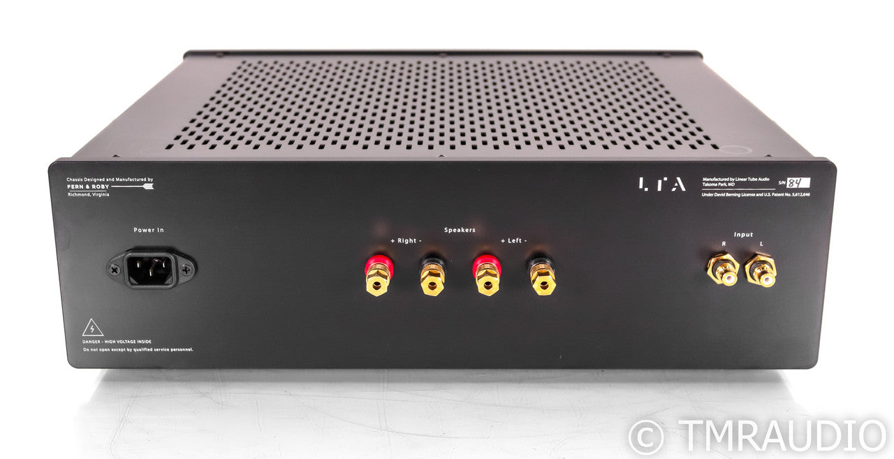 LTA ZOTL Ultralinear+ Stereo Power Amplifier; Black; Linear Tube Audio