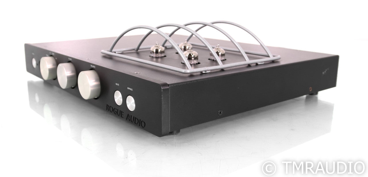 Rogue Audio Perseus Stereo Tube Preamplifier; Remote; MM / MC Phono; Black