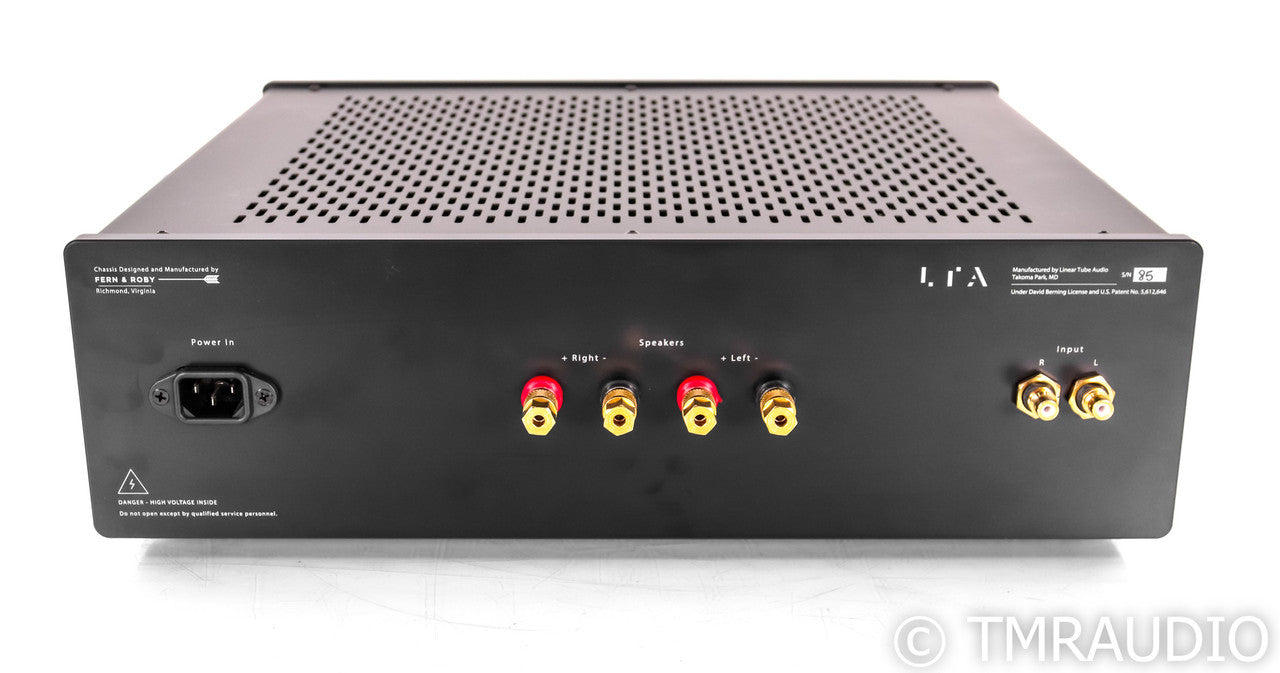 LTA ZOTL Ultralinear+ Stereo Tube  Power Amplifier; Black; Linear Tube Audio