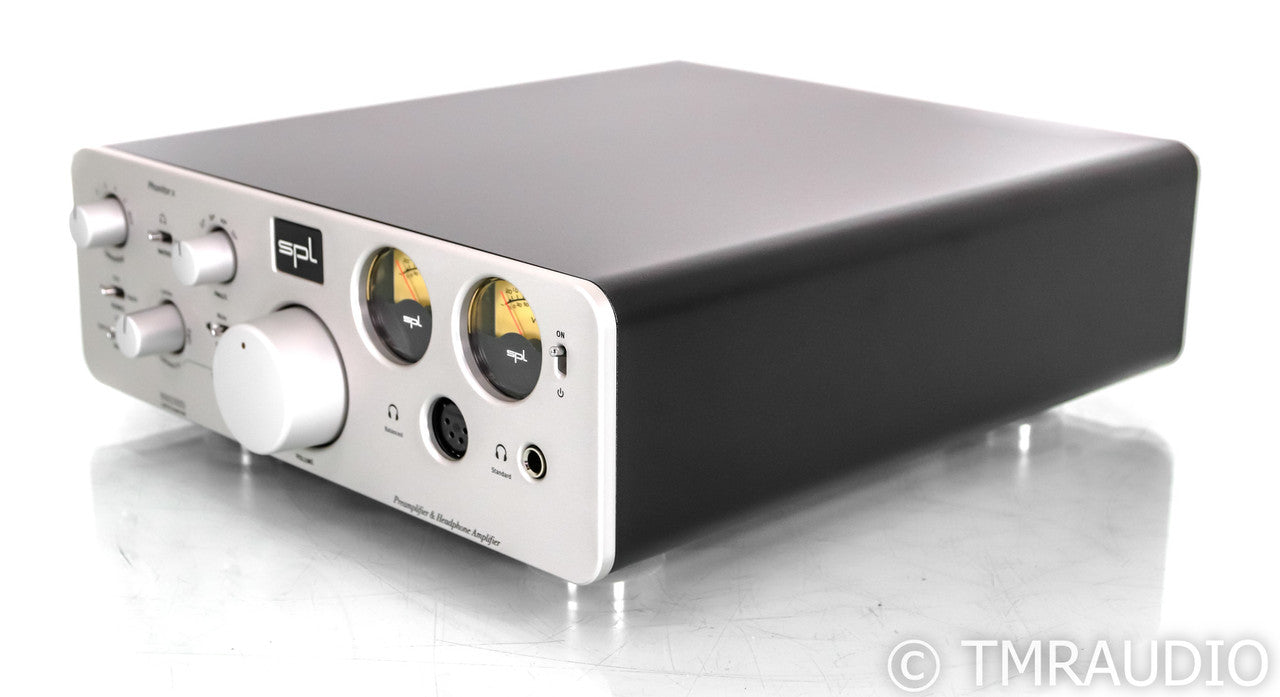 SPL Ponitor x Headphone Amplifier / Preamplifier; Silver (Open Box)