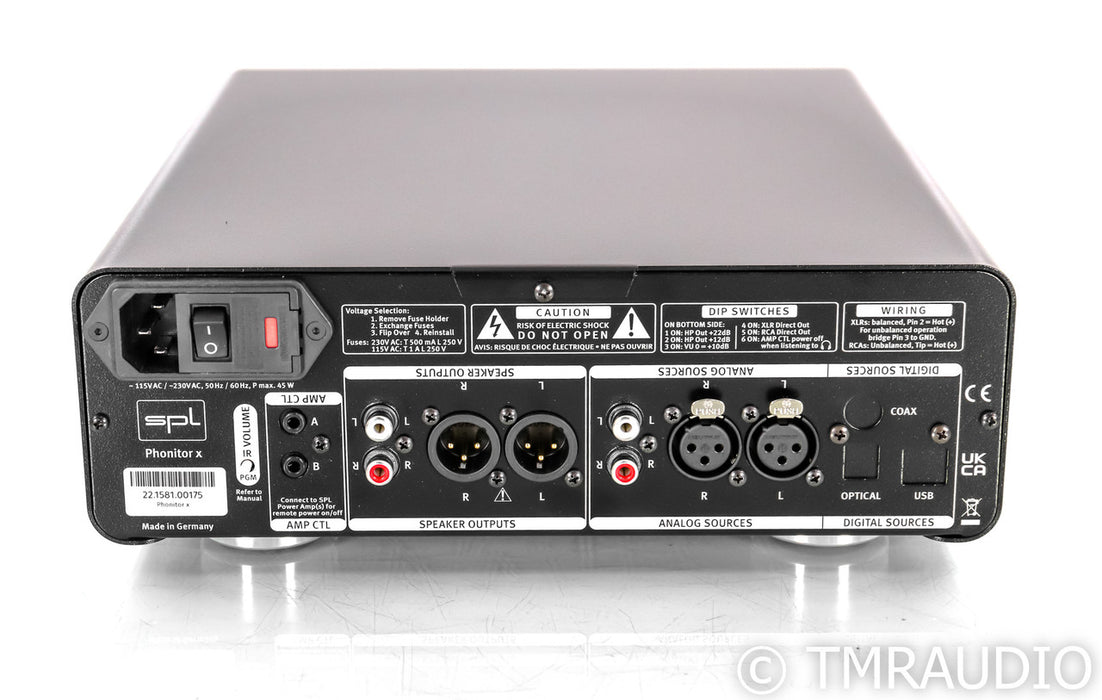 SPL Ponitor x Headphone Amplifier / Preamplifier; Silver (Open Box)